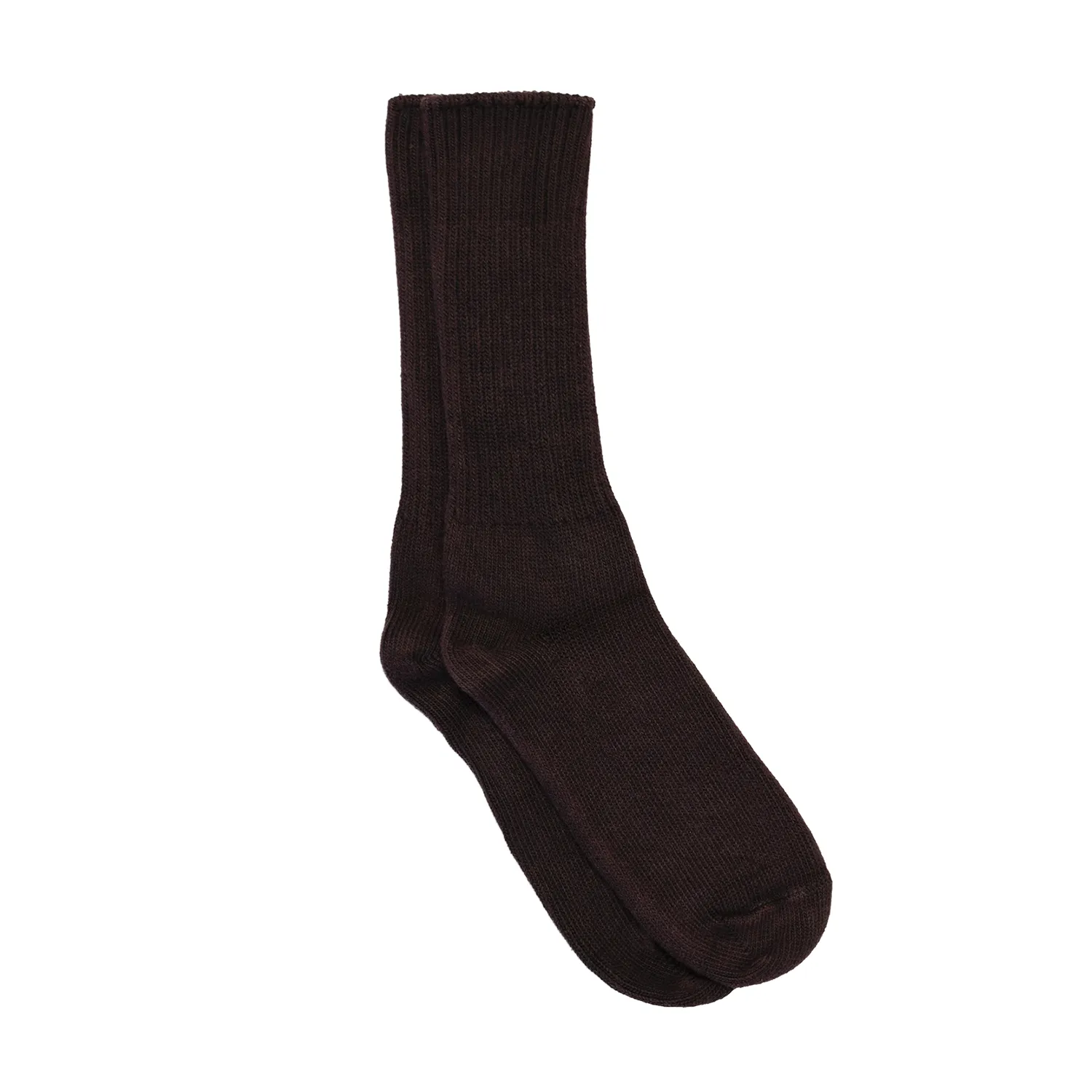 Eggplant Organic Cotton Socks sold by Morris and King