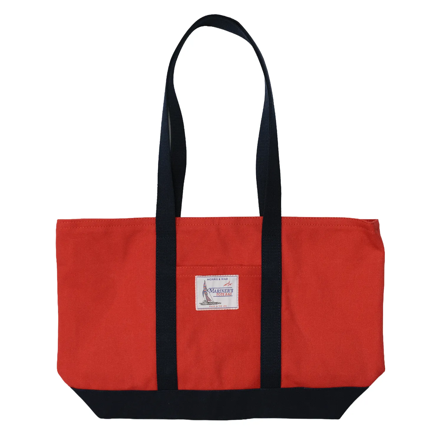 Red / Navy Mariner's Tote Bag sold by Morris and King product image thumbnail 2