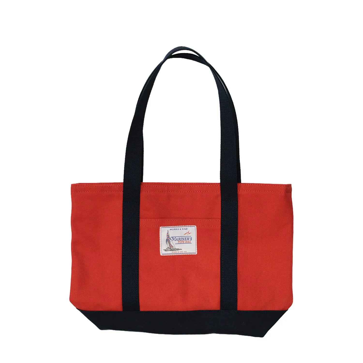 Red / Navy Mariner's Tote Bag sold by Morris and King product image thumbnail 3