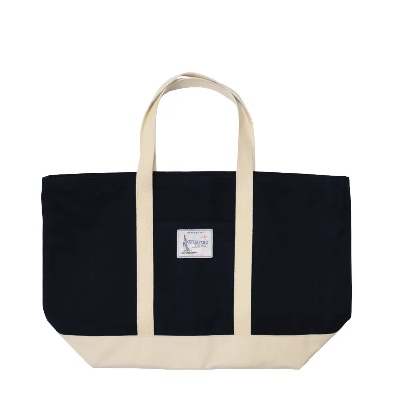 Navy / Natural Mariner's Tote Bag made by Morris and King