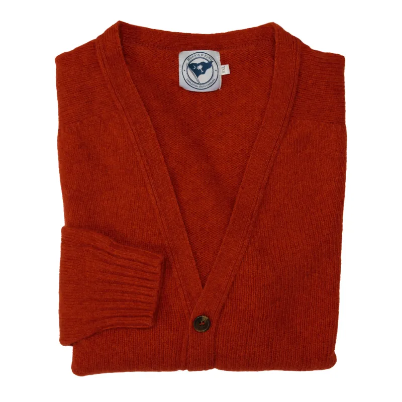 Carmen Scottish Shetland Wool Cardigan made by Morris and King