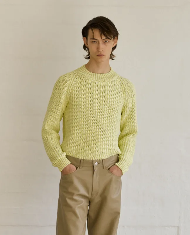 TAPE SWEATER . FADED YELLOW sold by Sunflower