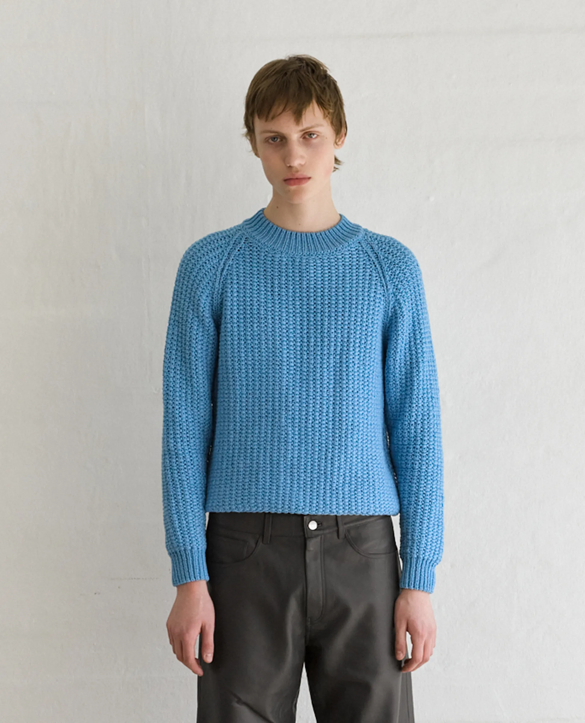 TAPE SWEATER . BLUE sold by Sunflower