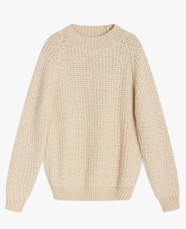 TAPE SWEATER . OFF WHITE sold by Sunflower