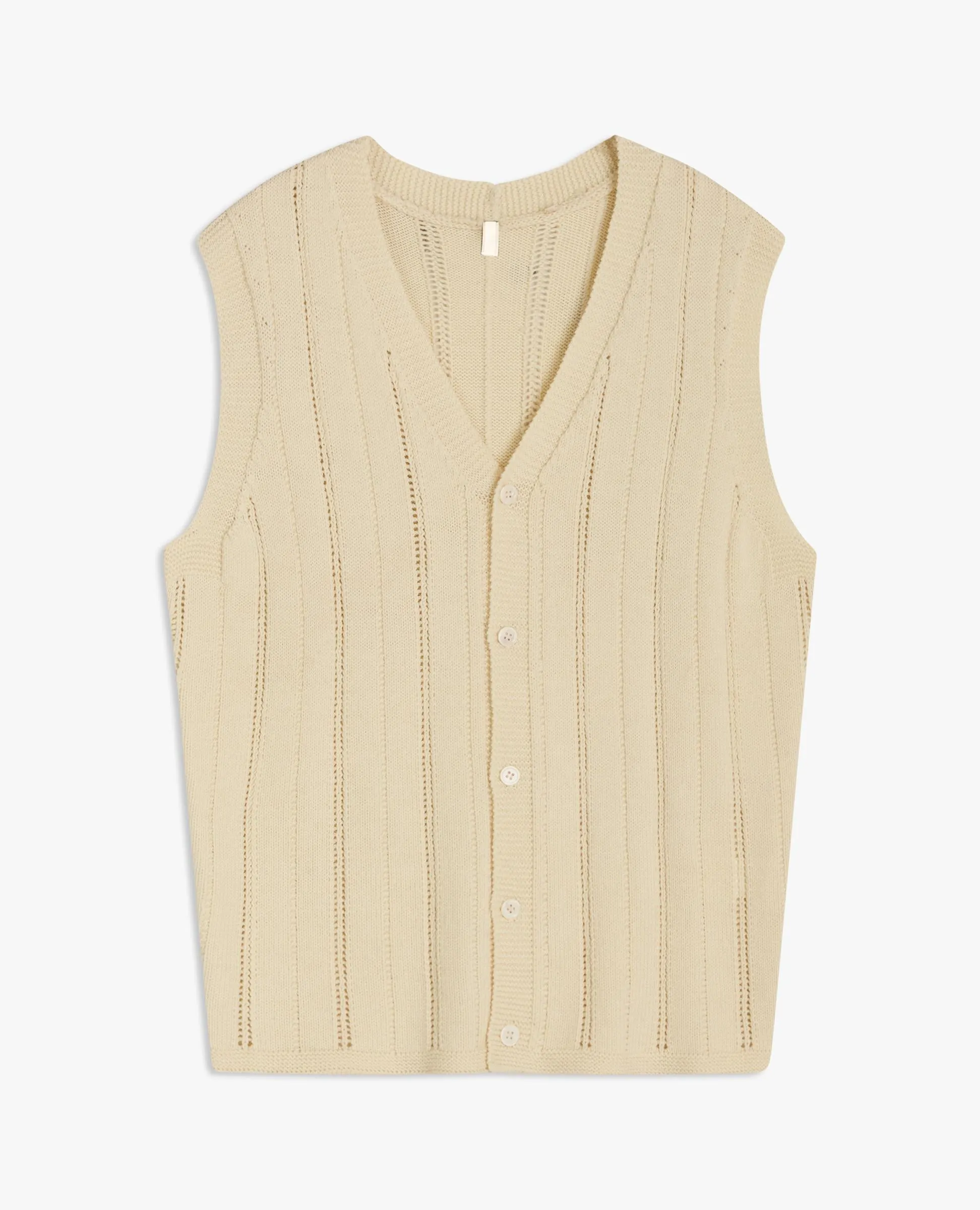 ALEX VEST . OFF WHITE sold by Sunflower product image thumbnail 2