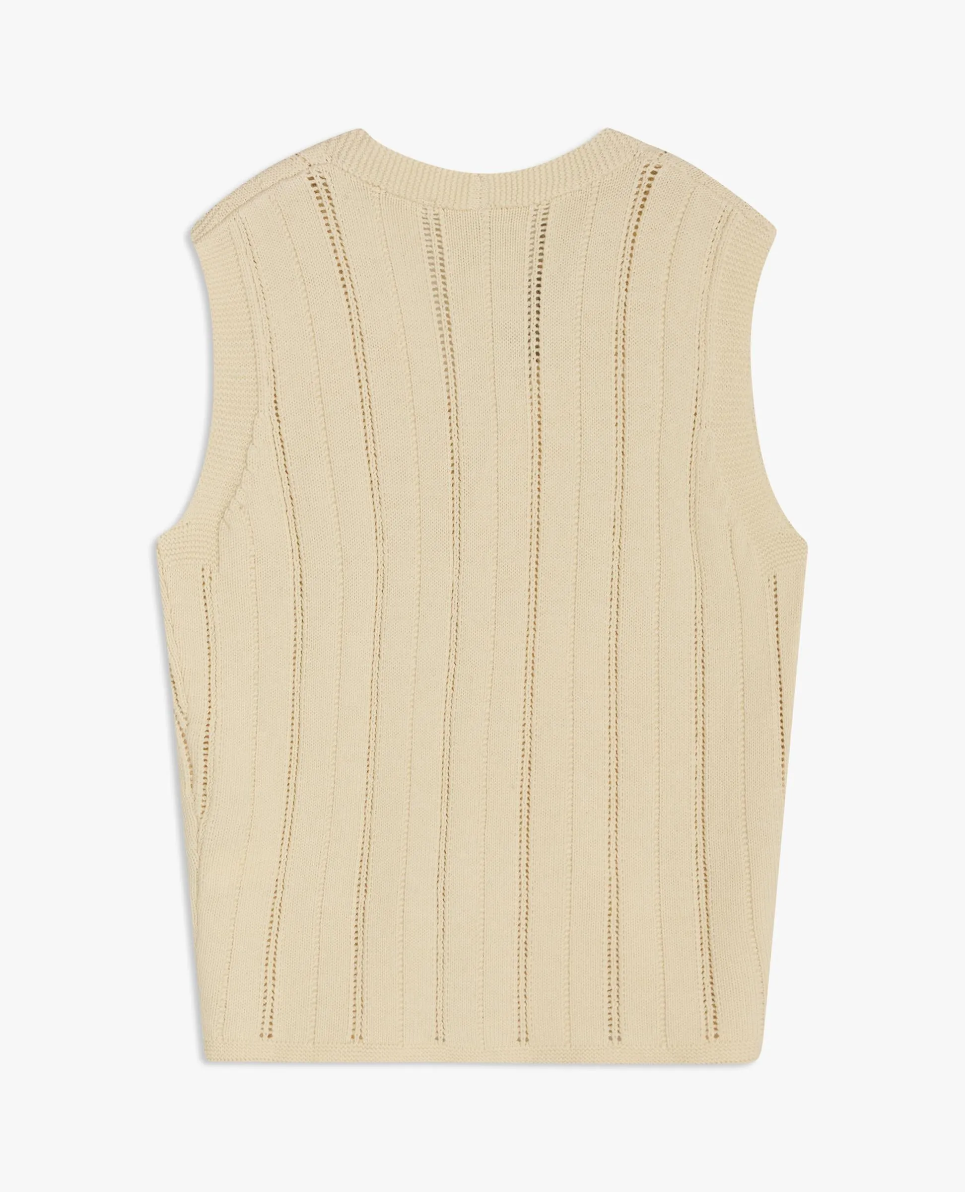 ALEX VEST . OFF WHITE sold by Sunflower product image thumbnail 3