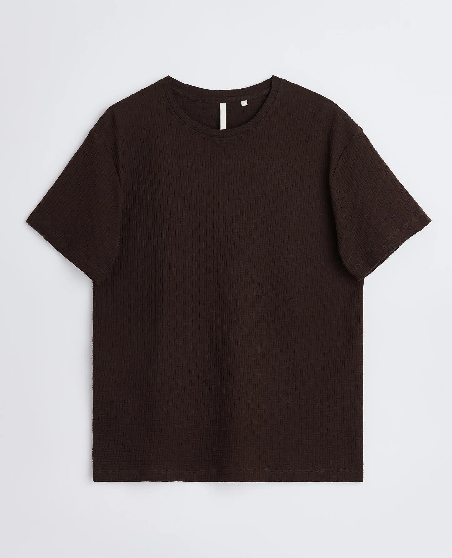 JACQUARD TEE . BROWN sold by Sunflower