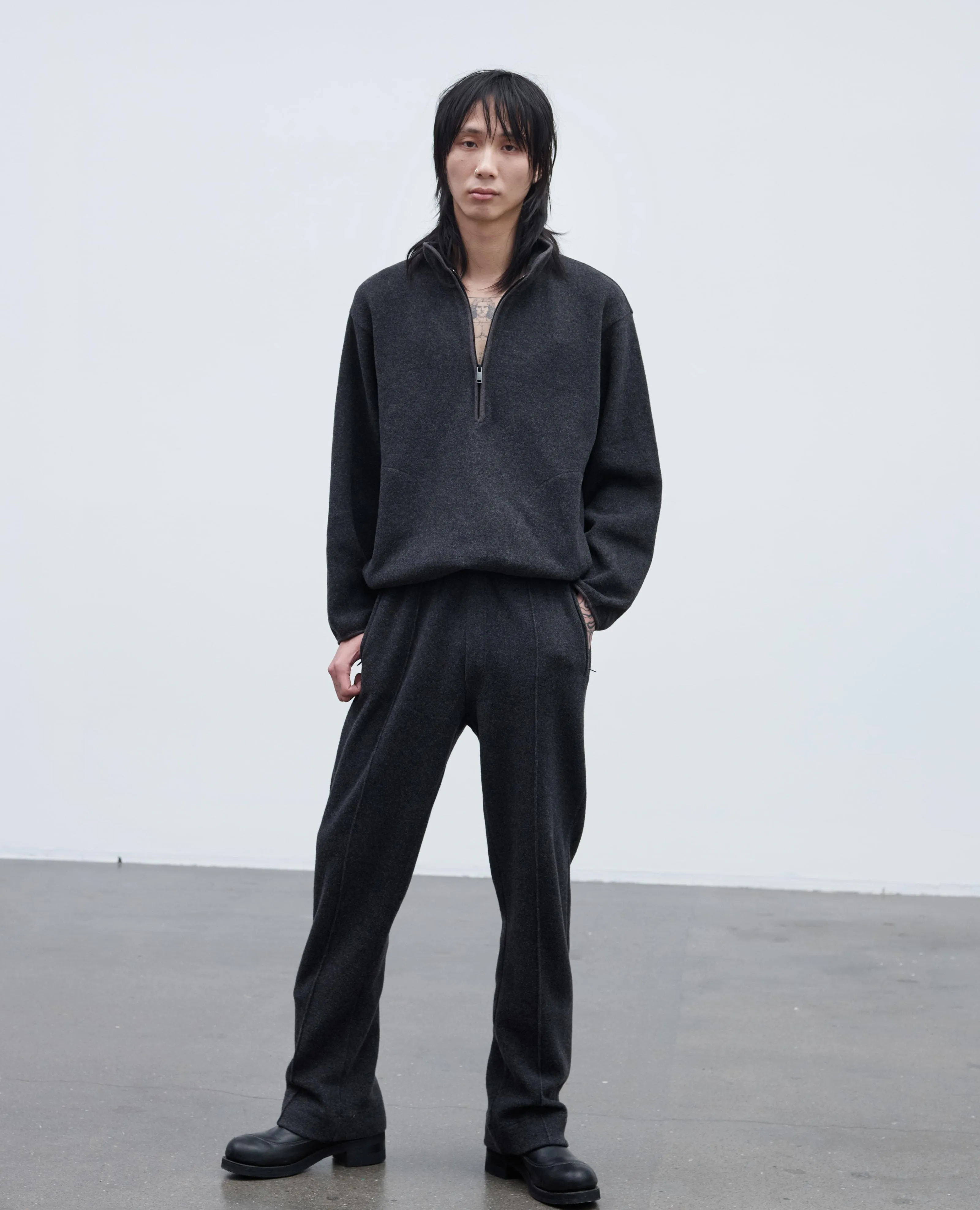 WOOL TRACK PANTS . ANTRACITE sold by Sunflower product image thumbnail 2