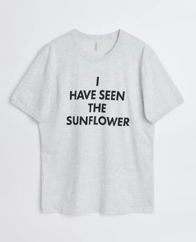 JAGGER TEE . LIGHT GREY MELANGE sold by Sunflower