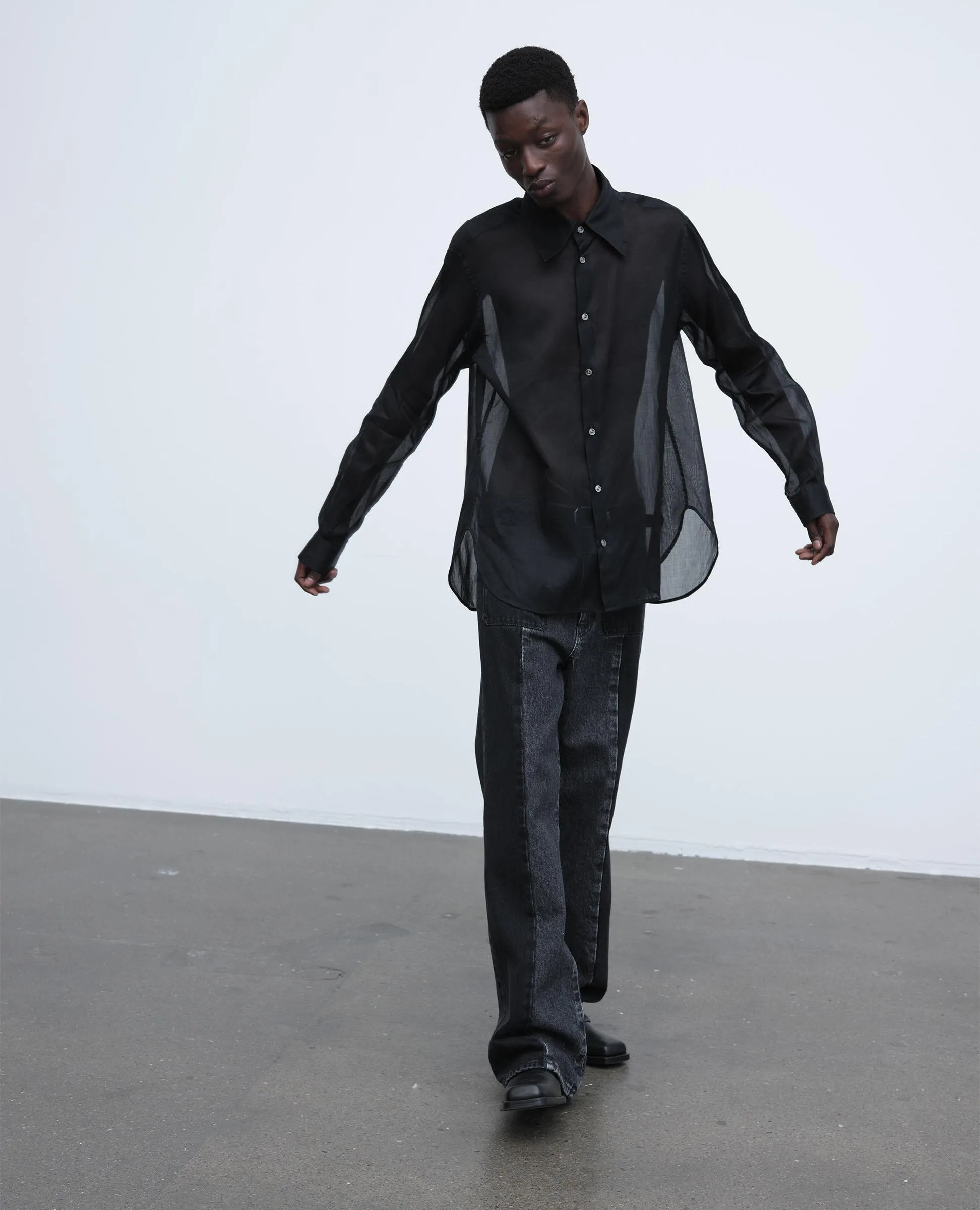 PLEASE SHIRT . BLACK sold by Sunflower product image thumbnail 2