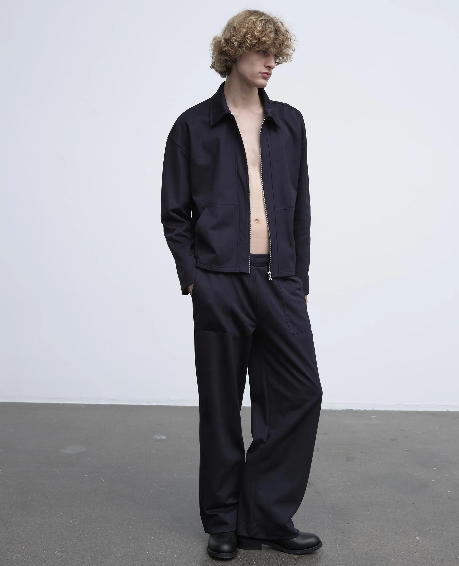 TRACK ZIP JACKET . NAVY sold by Sunflower product image thumbnail 2