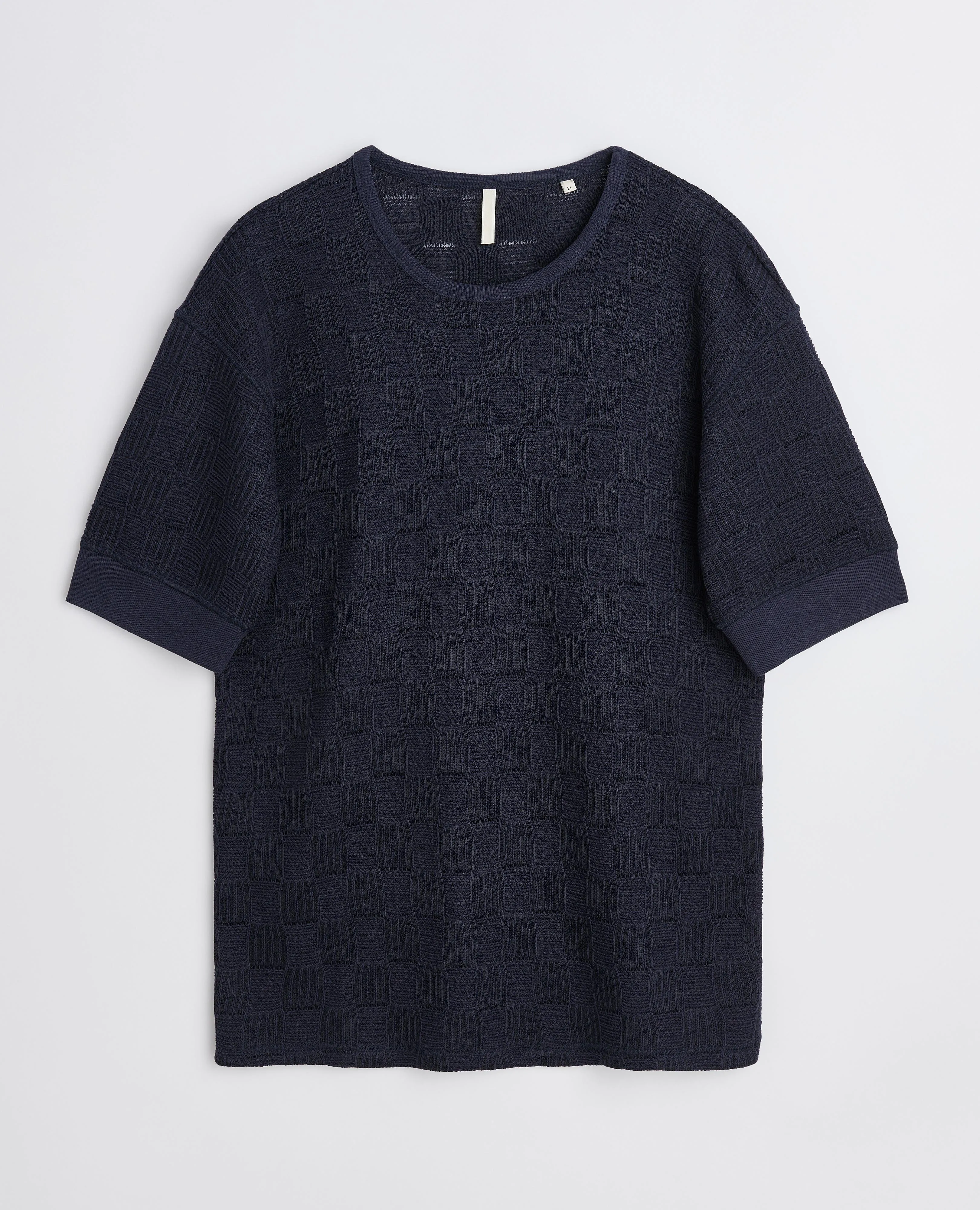 GYM TEE JACQUARD . NAVY sold by Sunflower