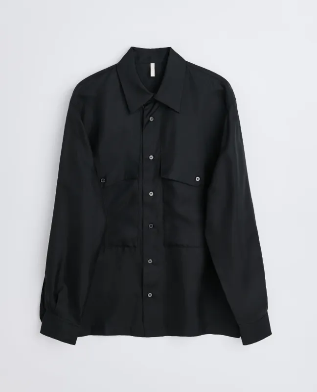 SILK SHIRT . BLACK sold by Sunflower