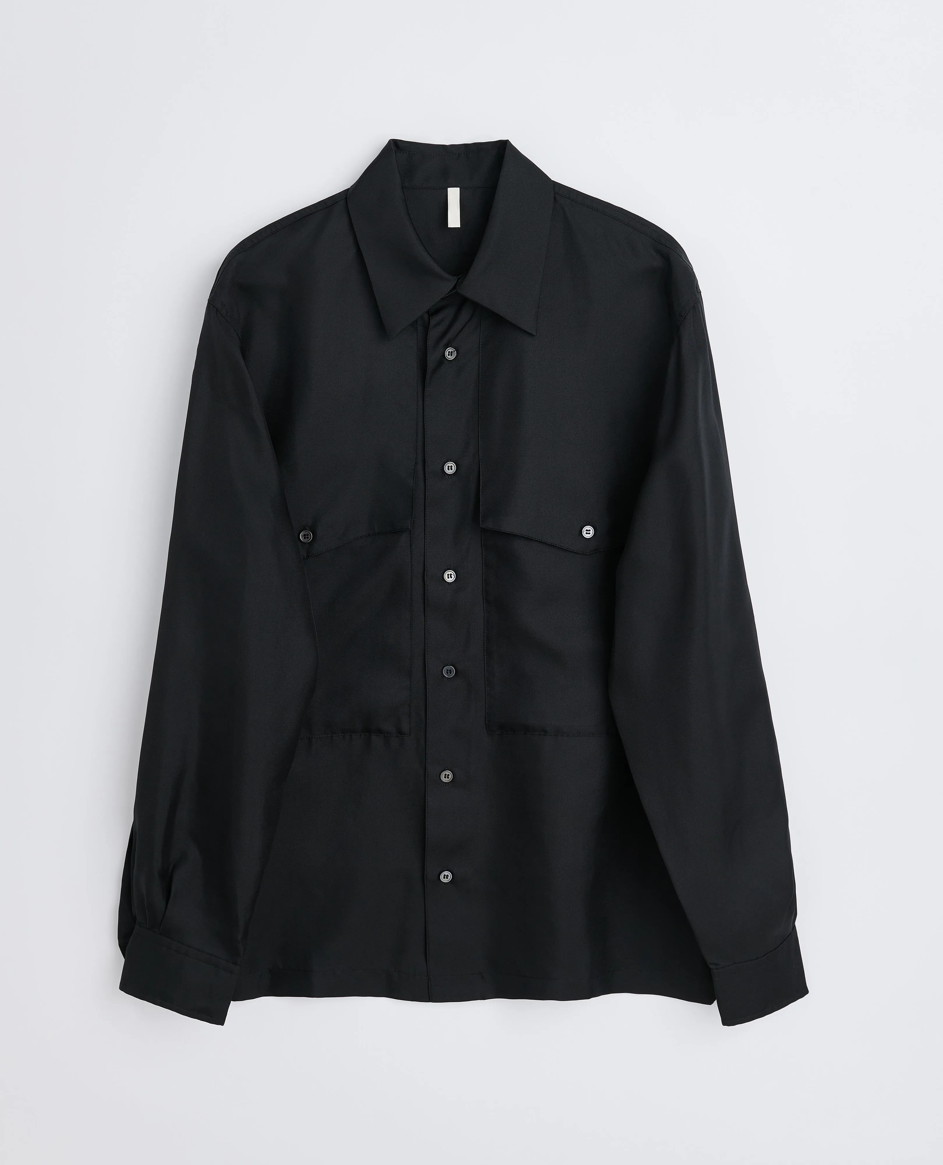 SILK SHIRT . BLACK sold by Sunflower