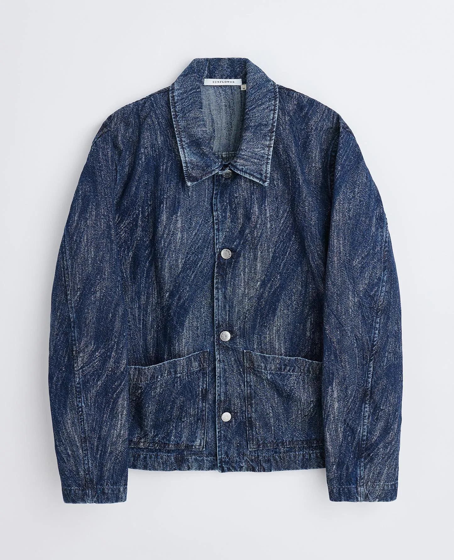 WORKER JACKET . RINSE JACQUARD sold by Sunflower