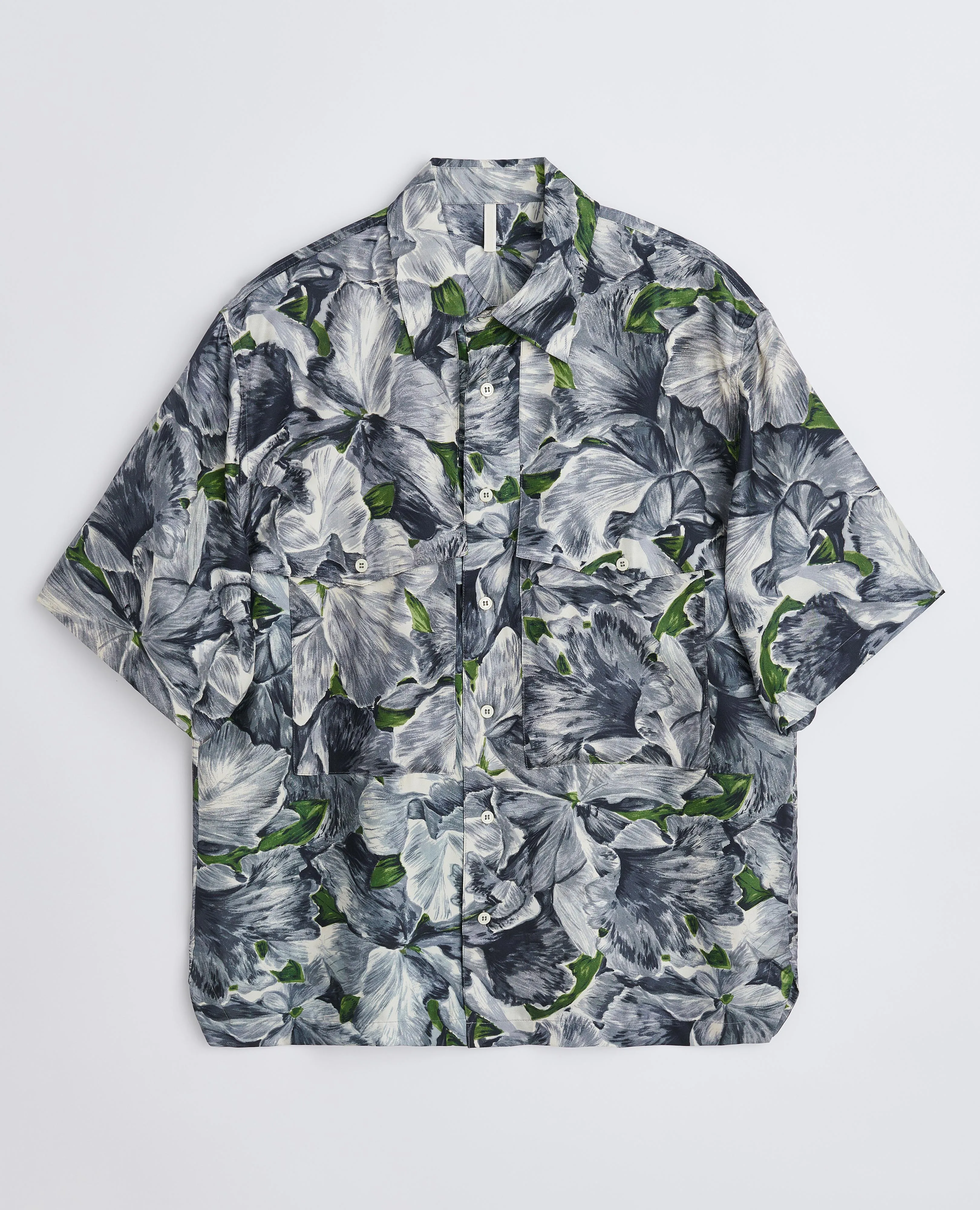 SILK SHIRT SS AOP . AOP sold by Sunflower