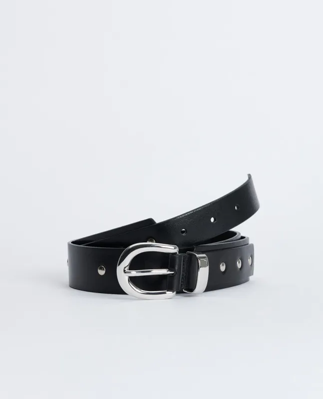 STUD BELT 3,5CM . BLACK sold by Sunflower