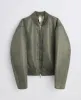 BOMBER JACKET . DARK OLIVE sold by Sunflower