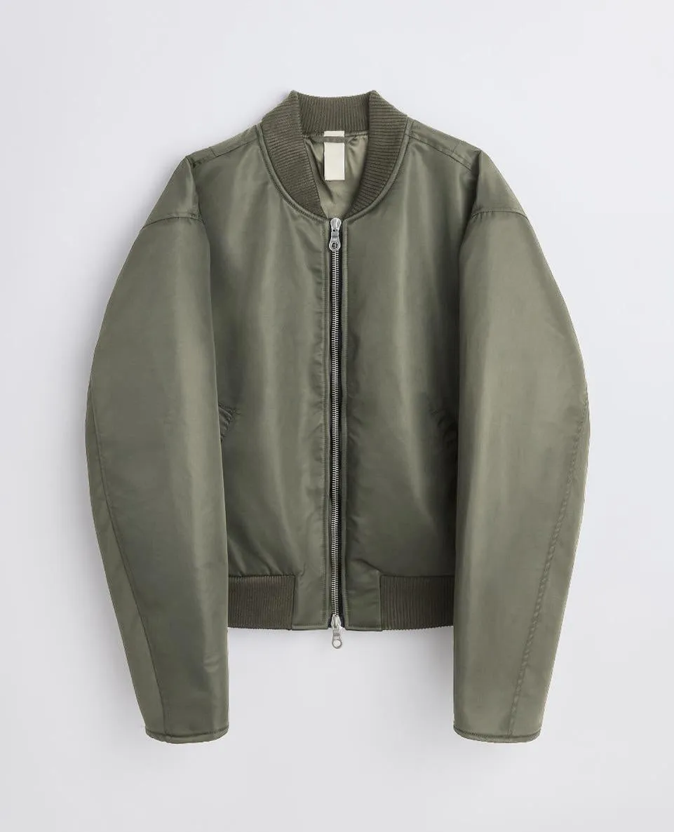 BOMBER JACKET . DARK OLIVE sold by Sunflower