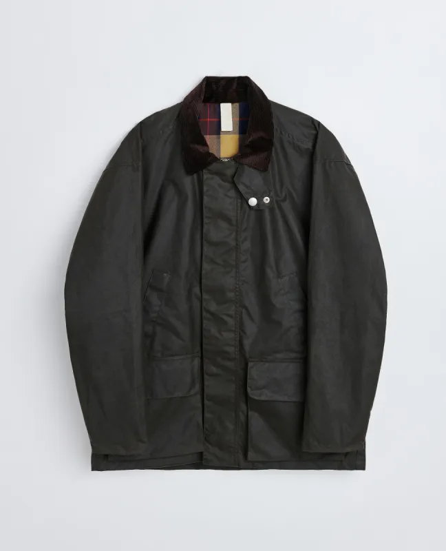 WAXED LEISURE JACKET . OLIVE sold by Sunflower