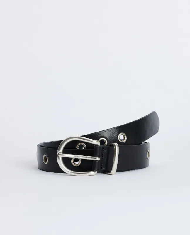 EYELET BELT . BLACK sold by Sunflower