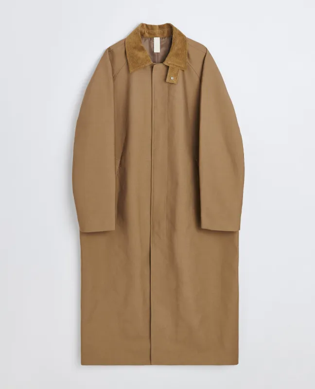 RAGLAN COAT LONG . SAND sold by Sunflower