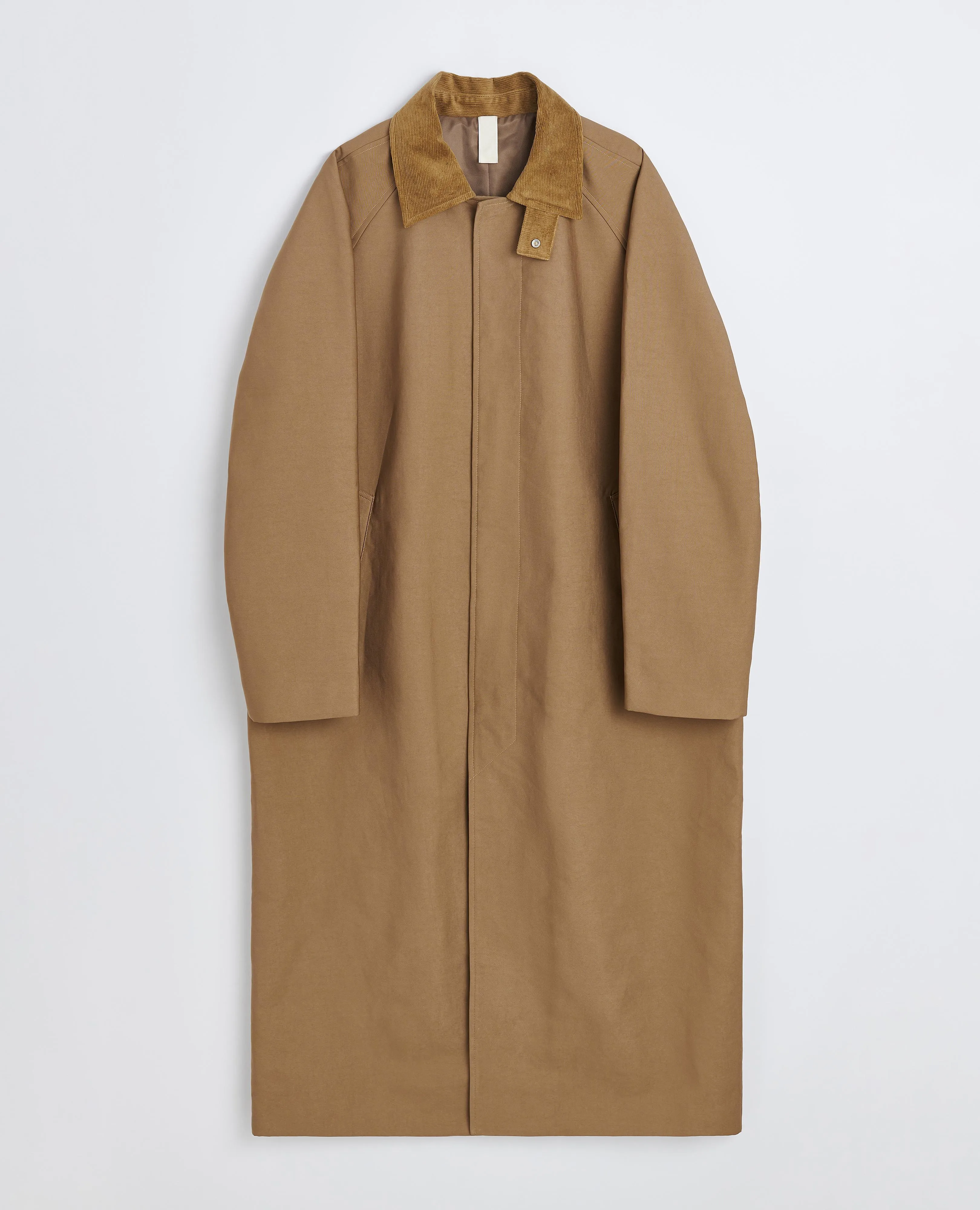 RAGLAN COAT LONG . SAND sold by Sunflower