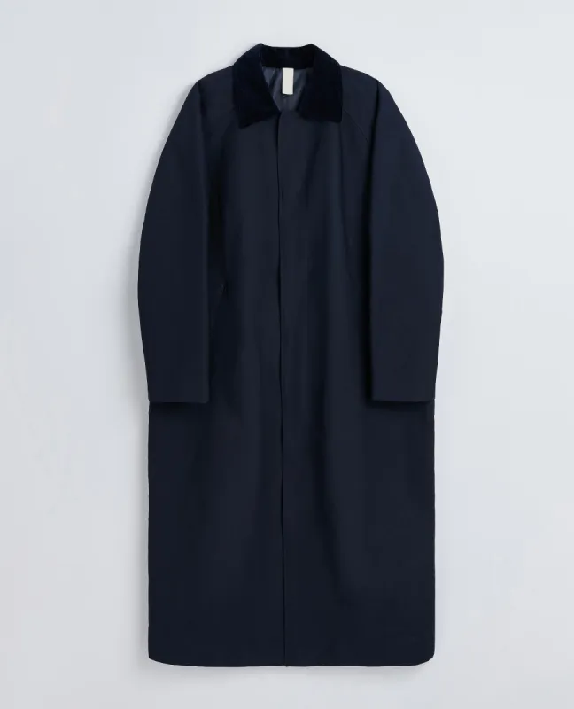 RAGLAN COAT LONG . NAVY sold by Sunflower