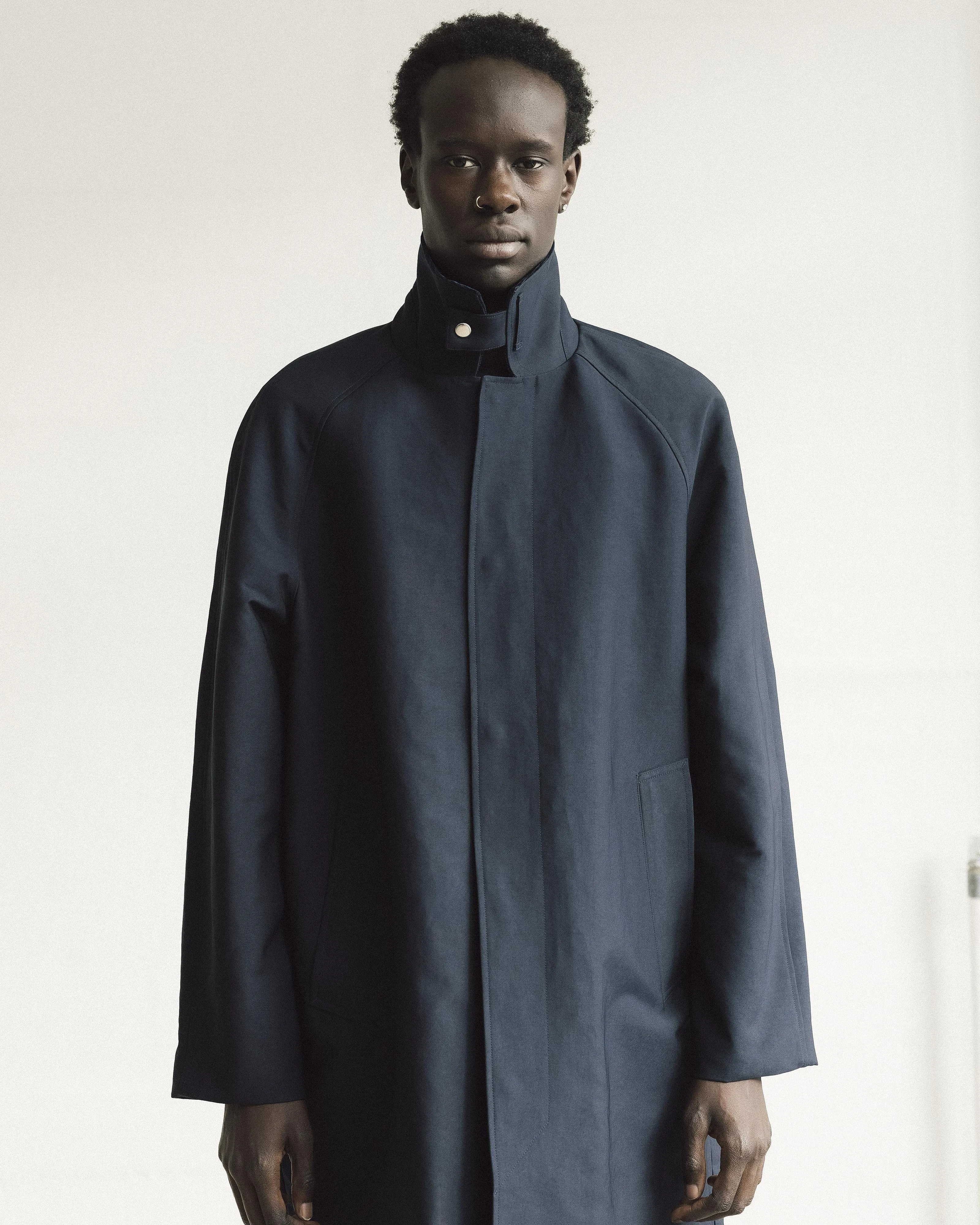 RAGLAN COAT . NAVY sold by Sunflower product image thumbnail 2