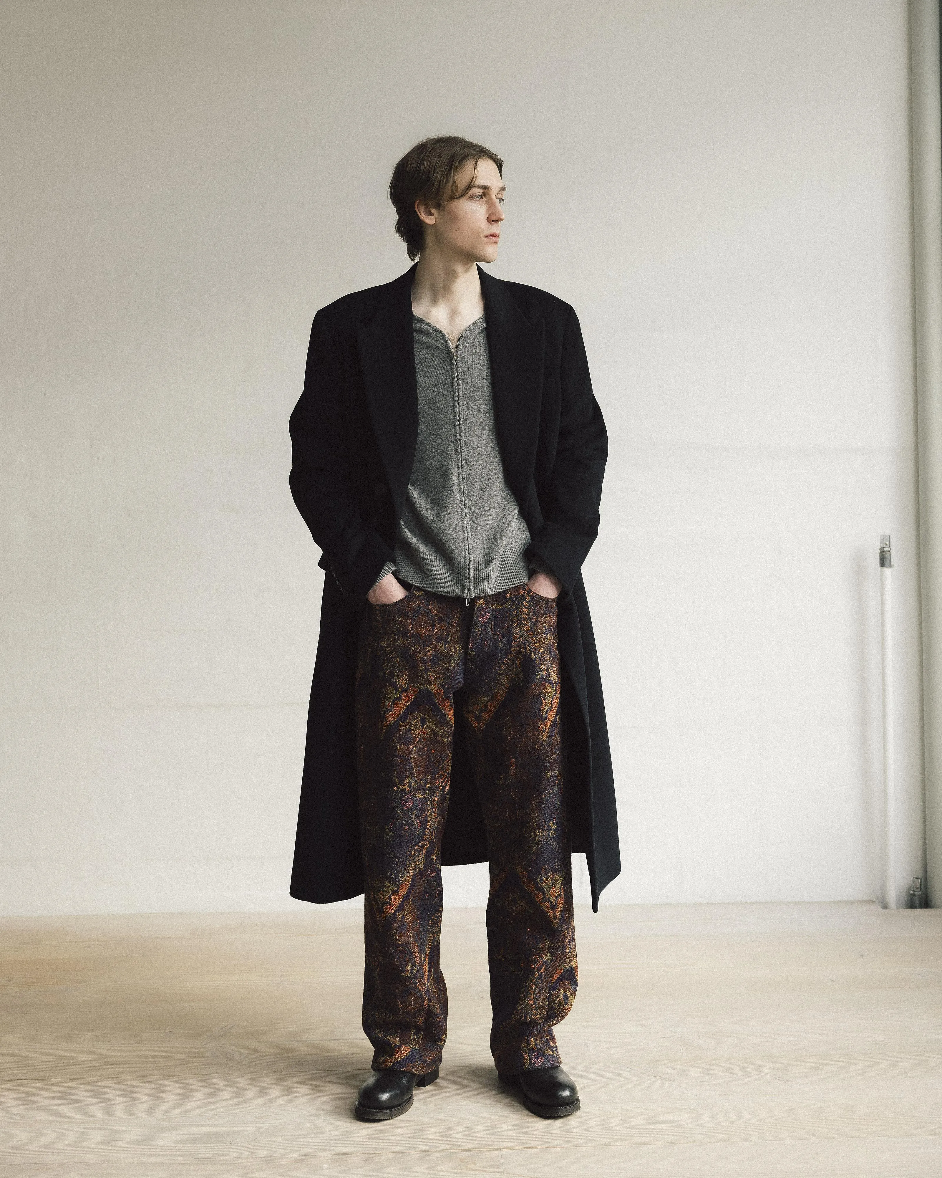 MOVIE ZIP CARDIGAN . GREY MELANGE sold by Sunflower product image thumbnail 2