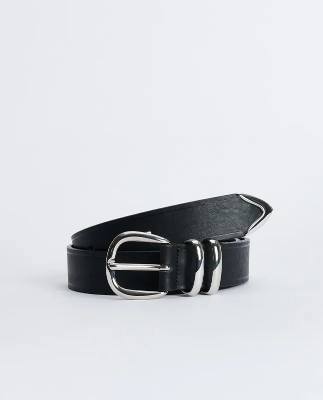 TIP END BELT 3,5CM . BLACK sold by Sunflower