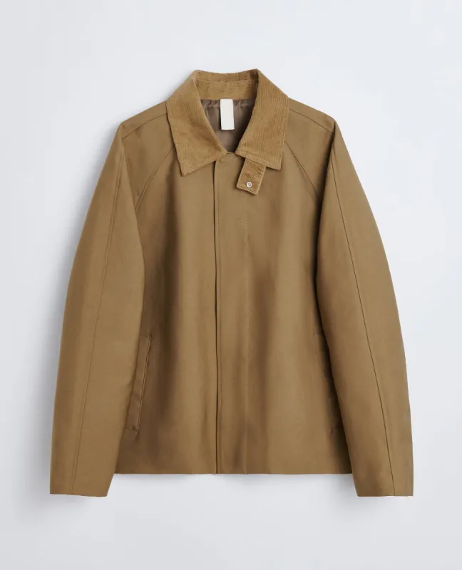 SHORT RAGLAN COAT BEIGE made by Sunflower