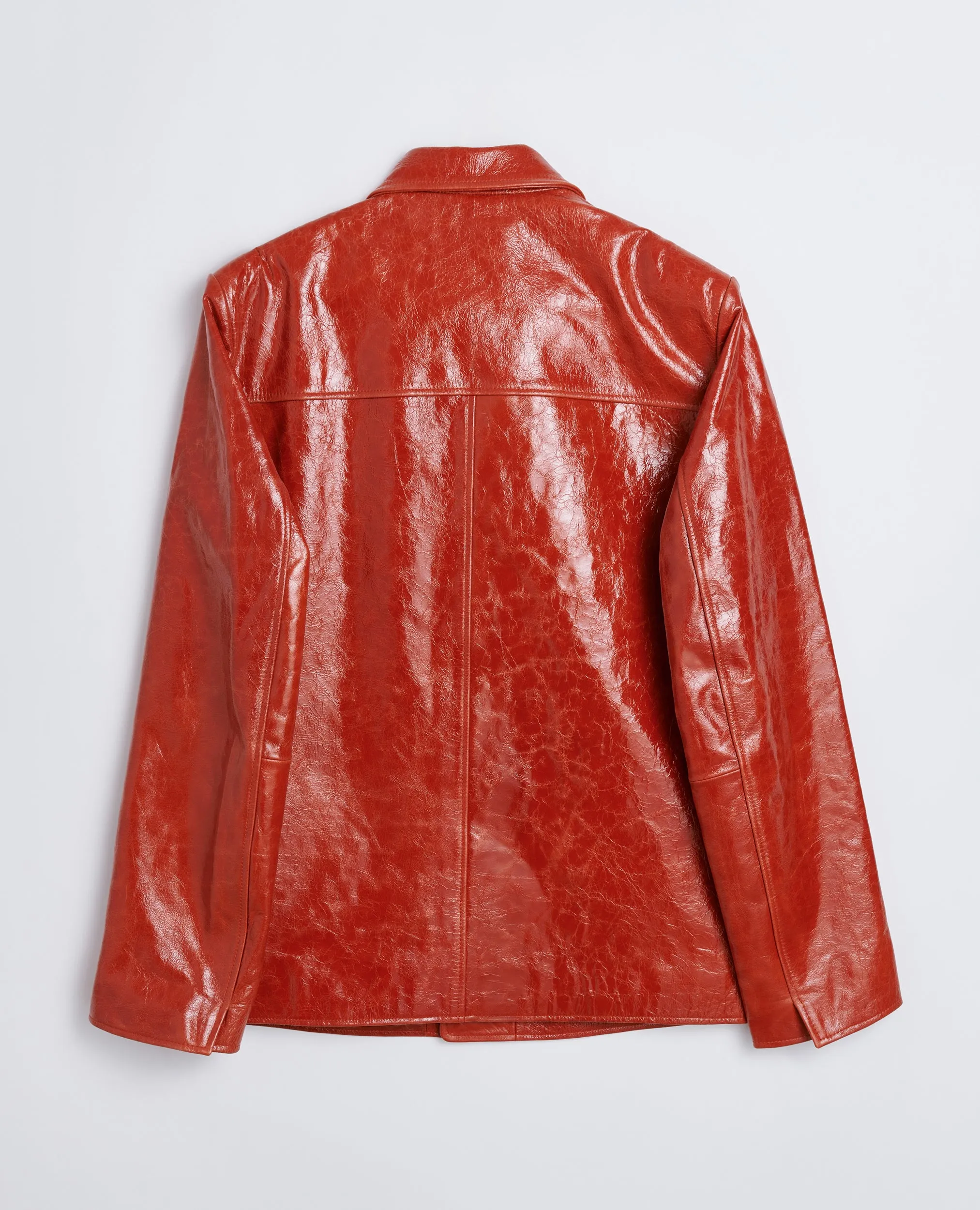 SHORT LEATHER BLAZER sold by Sunflower product image thumbnail 3