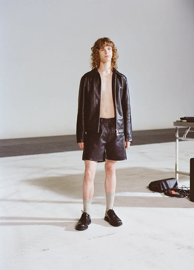 SHORT LEATHER JACKET sold by Sunflower