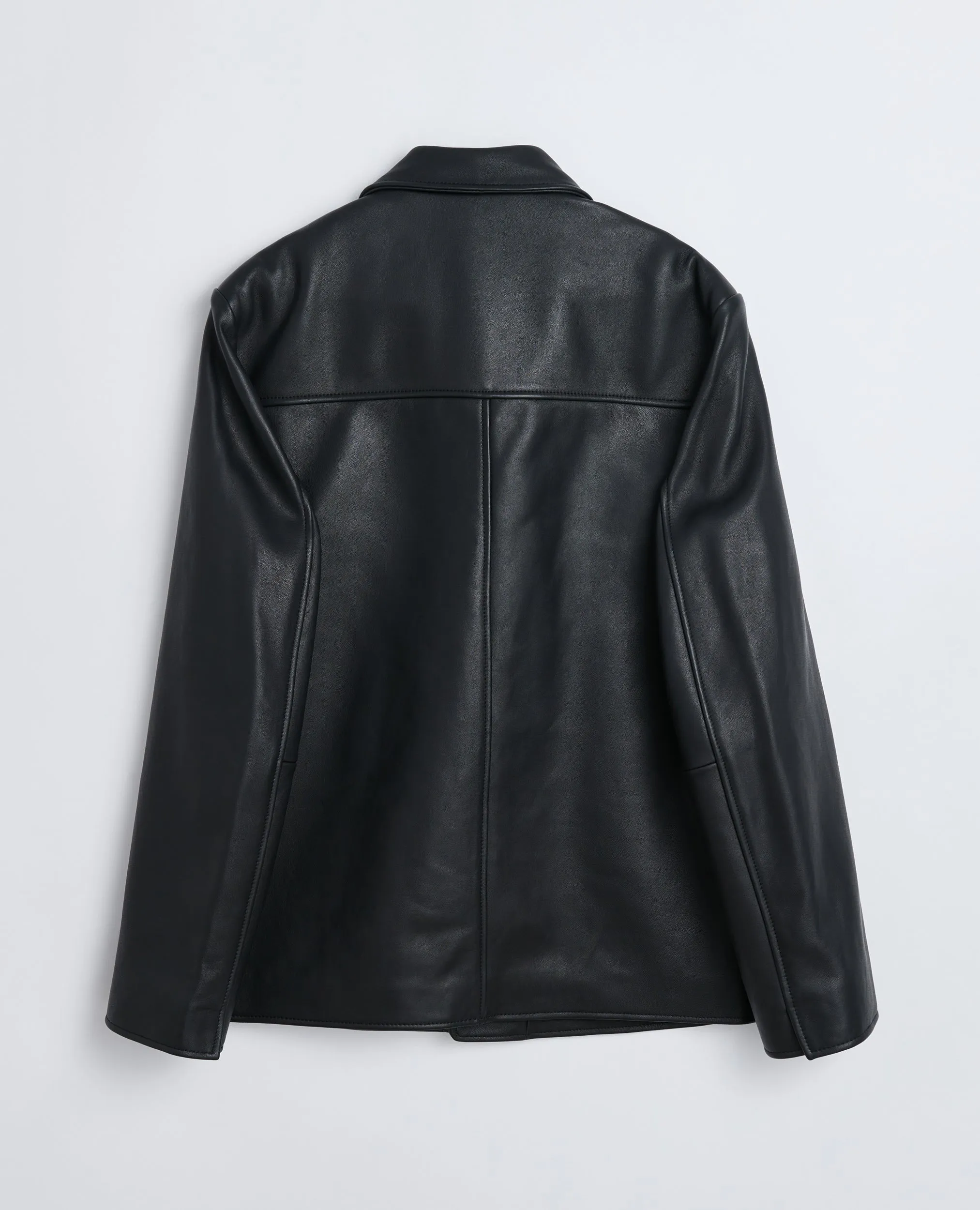 SHORT LEATHER BLAZER sold by Sunflower product image thumbnail 3
