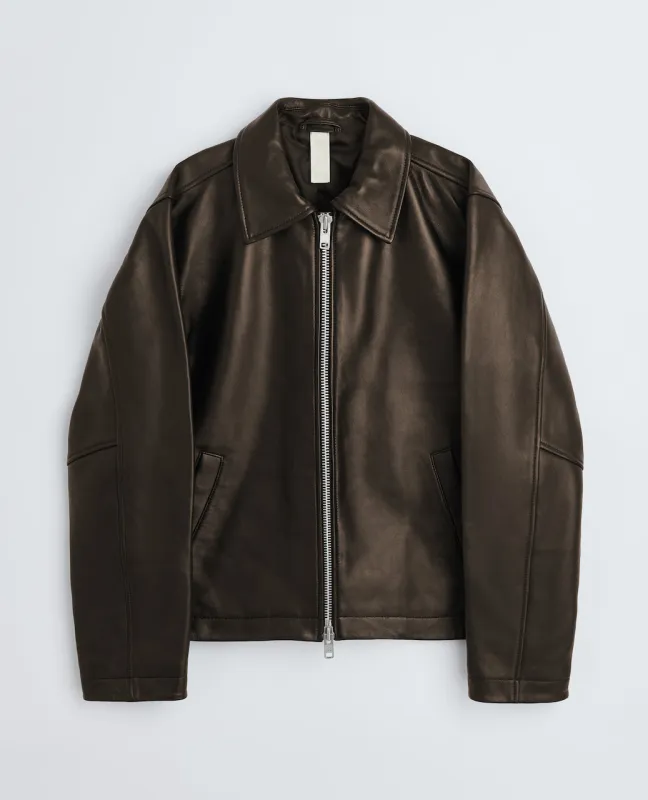 SHORT LEATHER JACKET sold by Sunflower