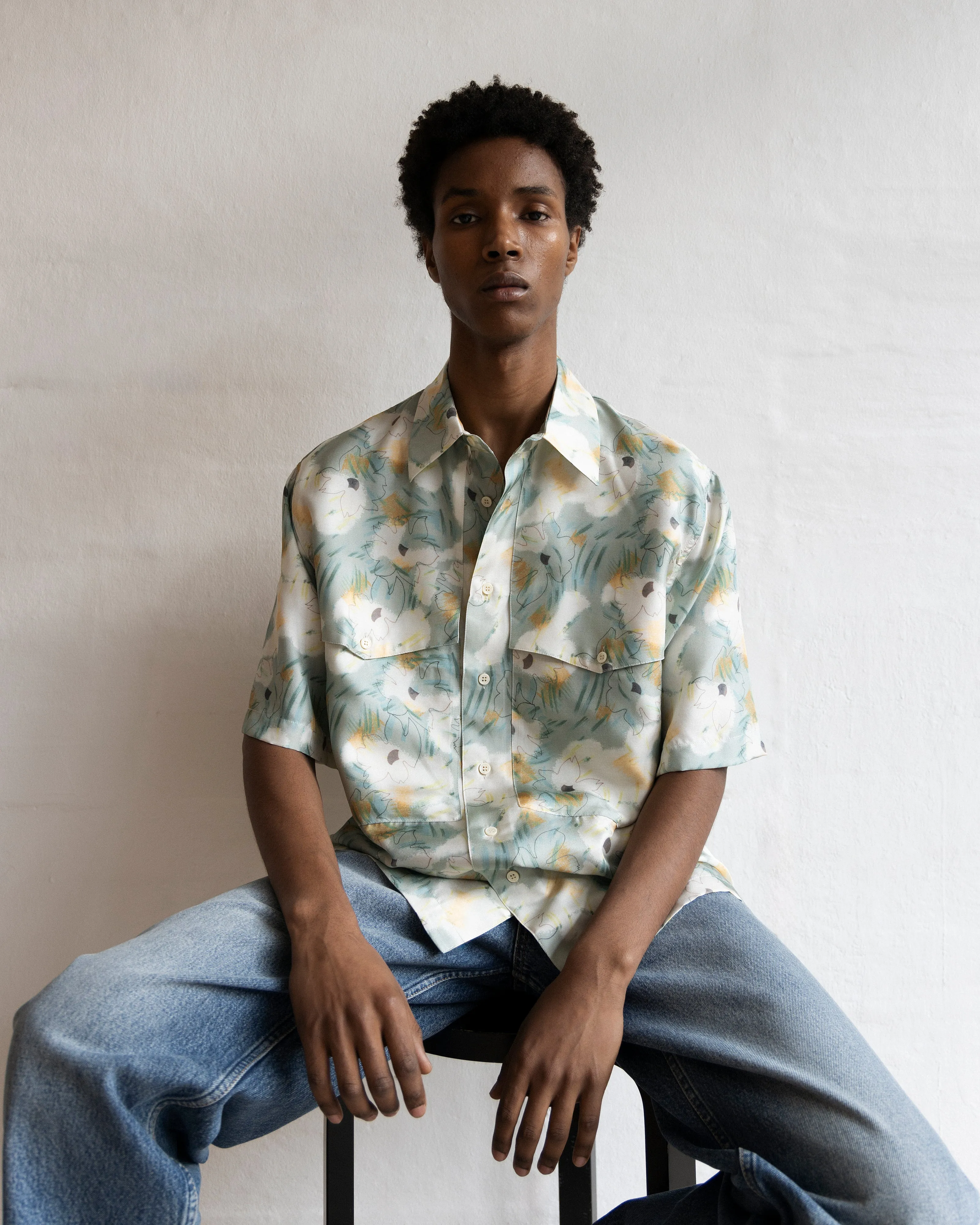 SILK SHIRT SS AOP sold by Sunflower product image thumbnail 3