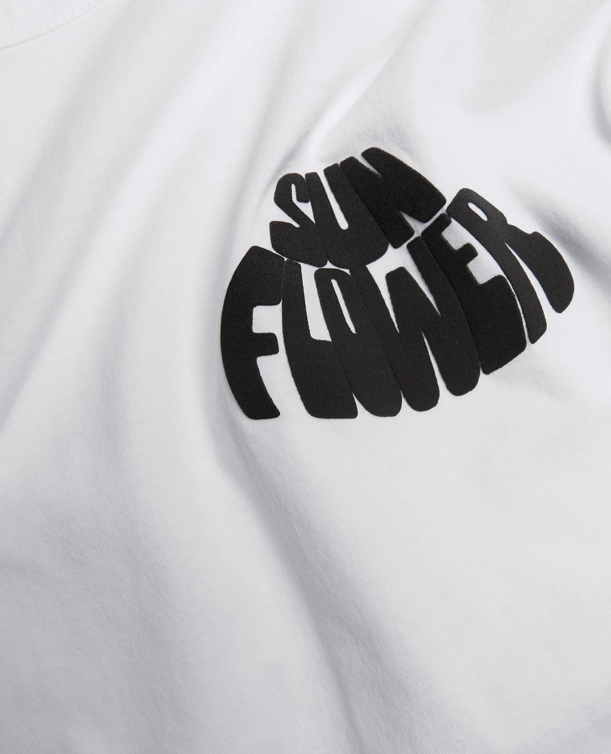BASE WAVE LOGO TEE . WHITE sold by Sunflower product image thumbnail 3