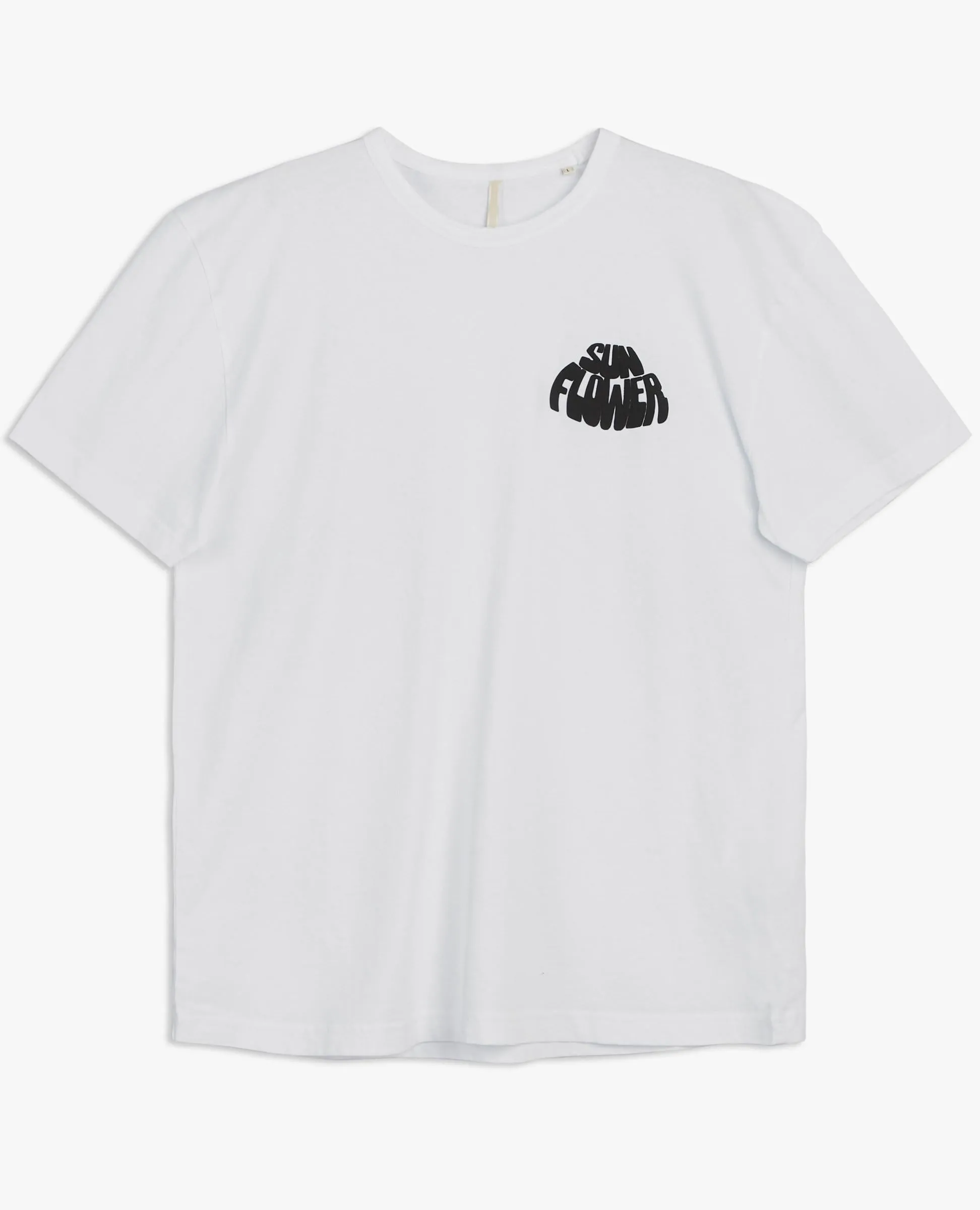 BASE WAVE LOGO TEE . WHITE sold by Sunflower product image thumbnail 4