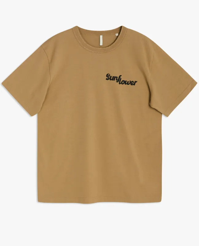 MASTER LOGO TEE . KHAKI sold by Sunflower