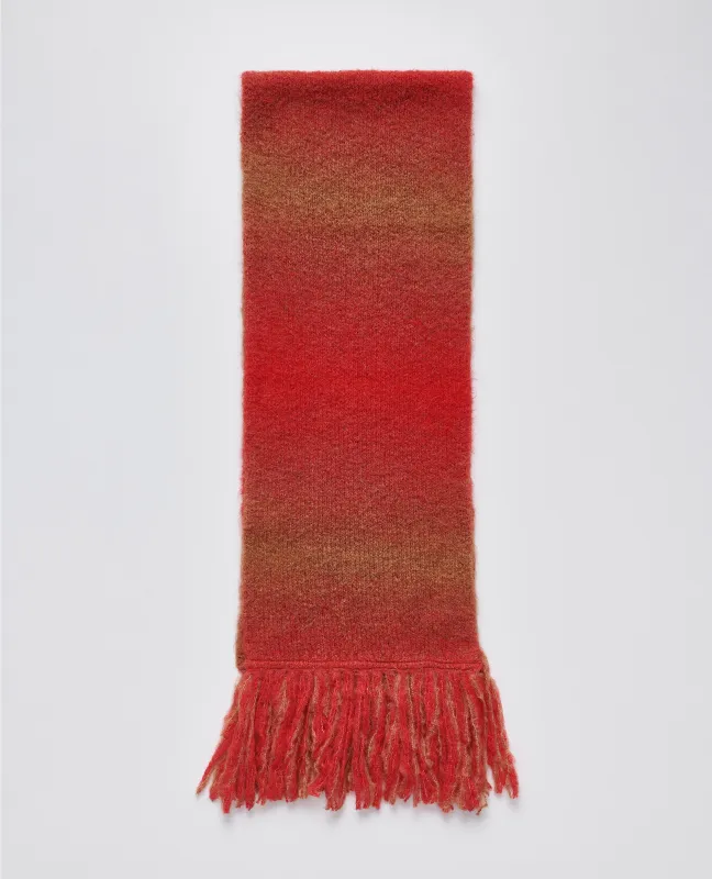 OMBRE SCARF . RED sold by Sunflower