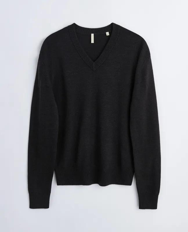 MOON MERINO V NECK sold by Sunflower