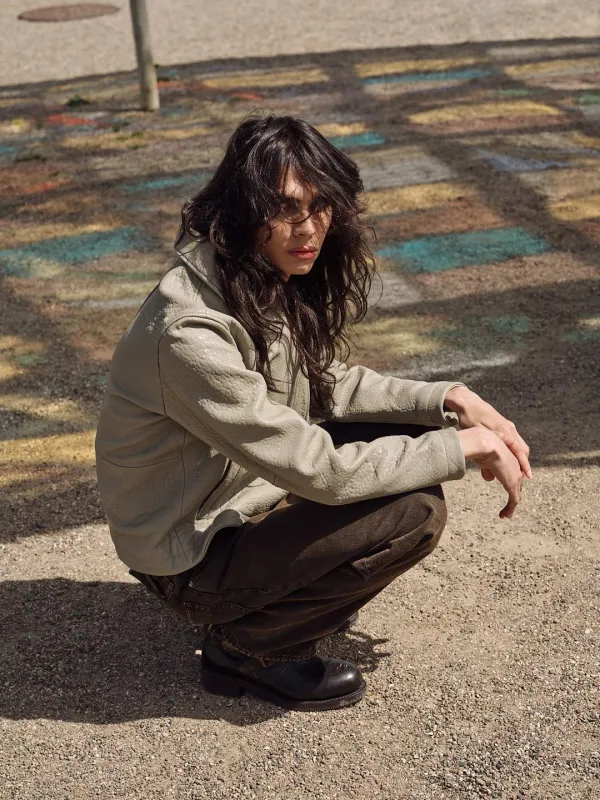 Short Leather Jacket sold by Sunflower