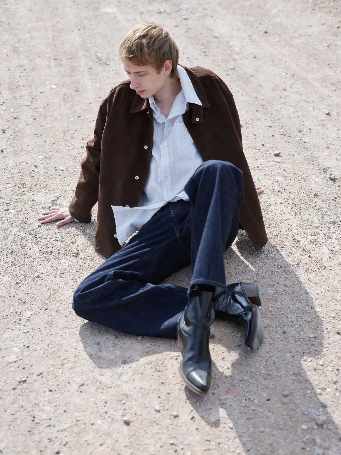 Short Raglan Suede Jacket sold by Sunflower product image thumbnail 3