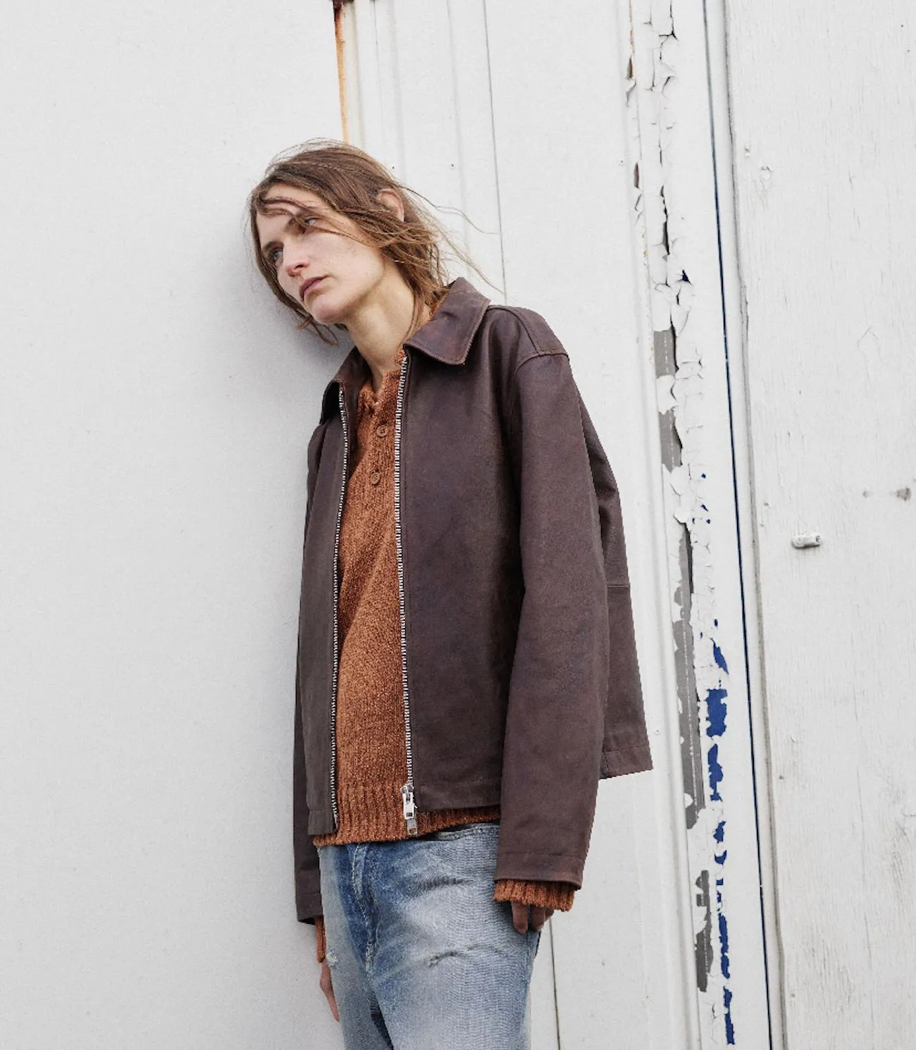 Short Leather Jacket sold by Sunflower