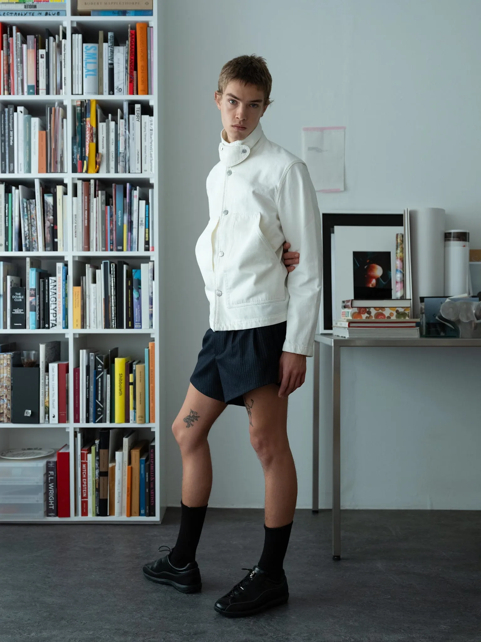 WIDE PLEATED SHORTS sold by Sunflower product image thumbnail 3