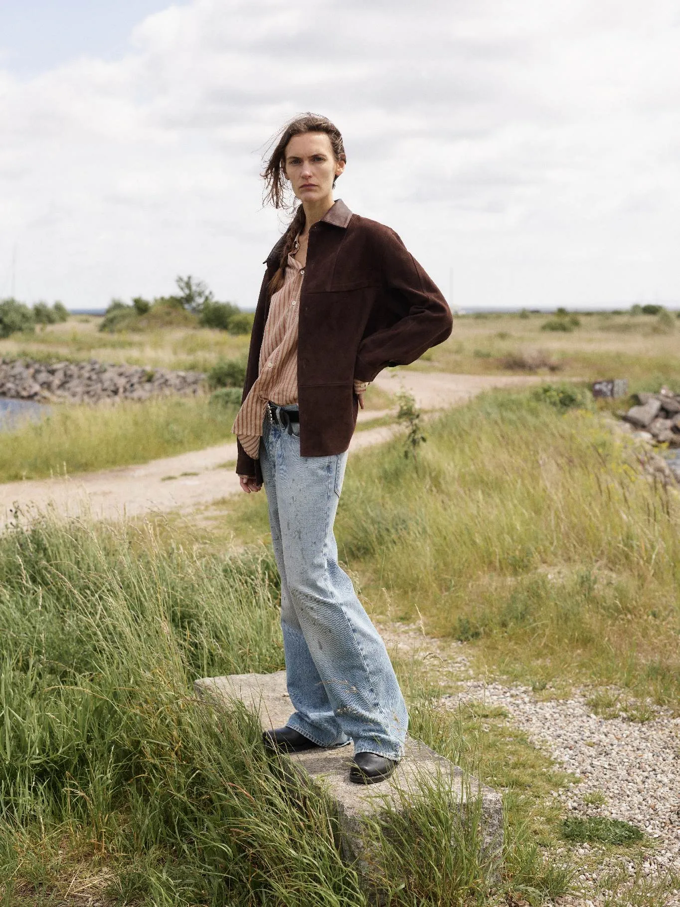 Suede Shirt sold by Sunflower