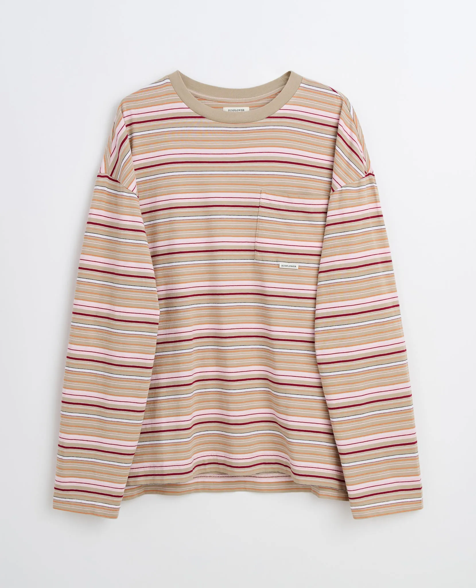STRIPE LS POCKET TEE sold by Sunflower