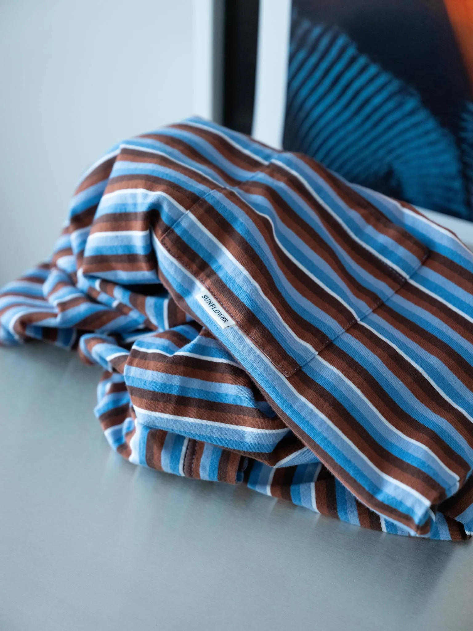 STRIPE LS POCKET TEE sold by Sunflower product image thumbnail 2