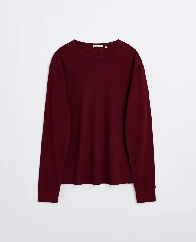 WAFFLE TEE LS made by Sunflower